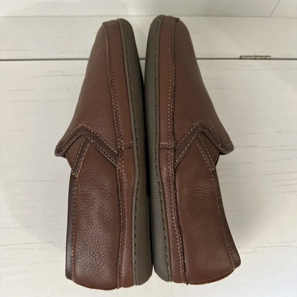 LL Bean Mens Slip On Loafers Size 9 Medium Item ID 272346 Elkhide Shoes Moc